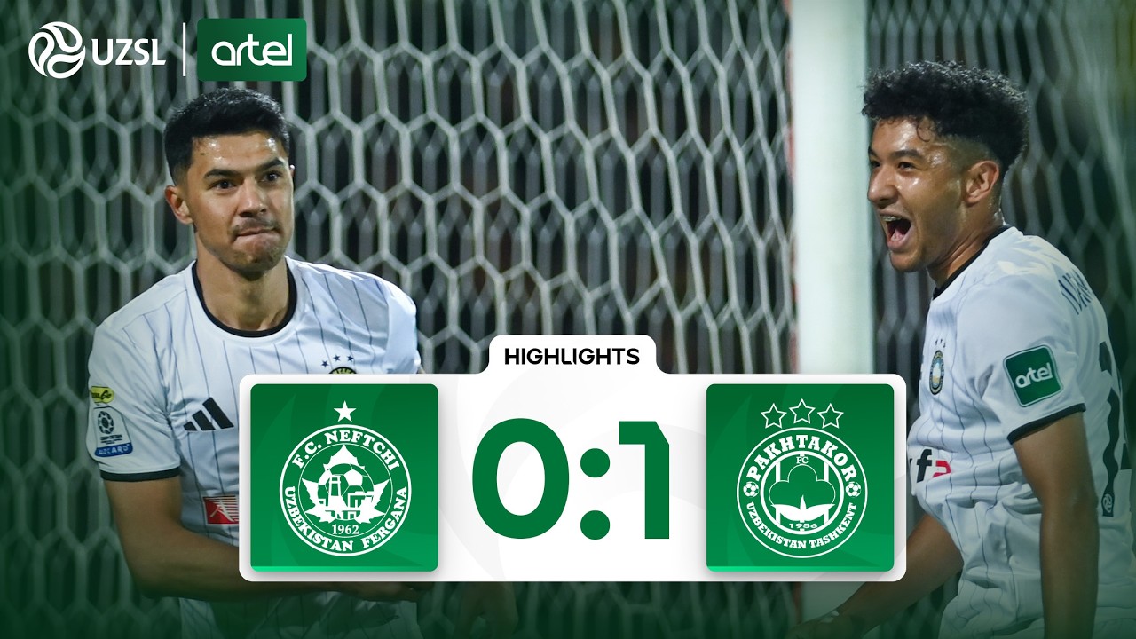 Superliga 6-tur. Neftchi - Paxtakor bahsida kiritilgan gol va xavfli vaziyatlar (Highlights)