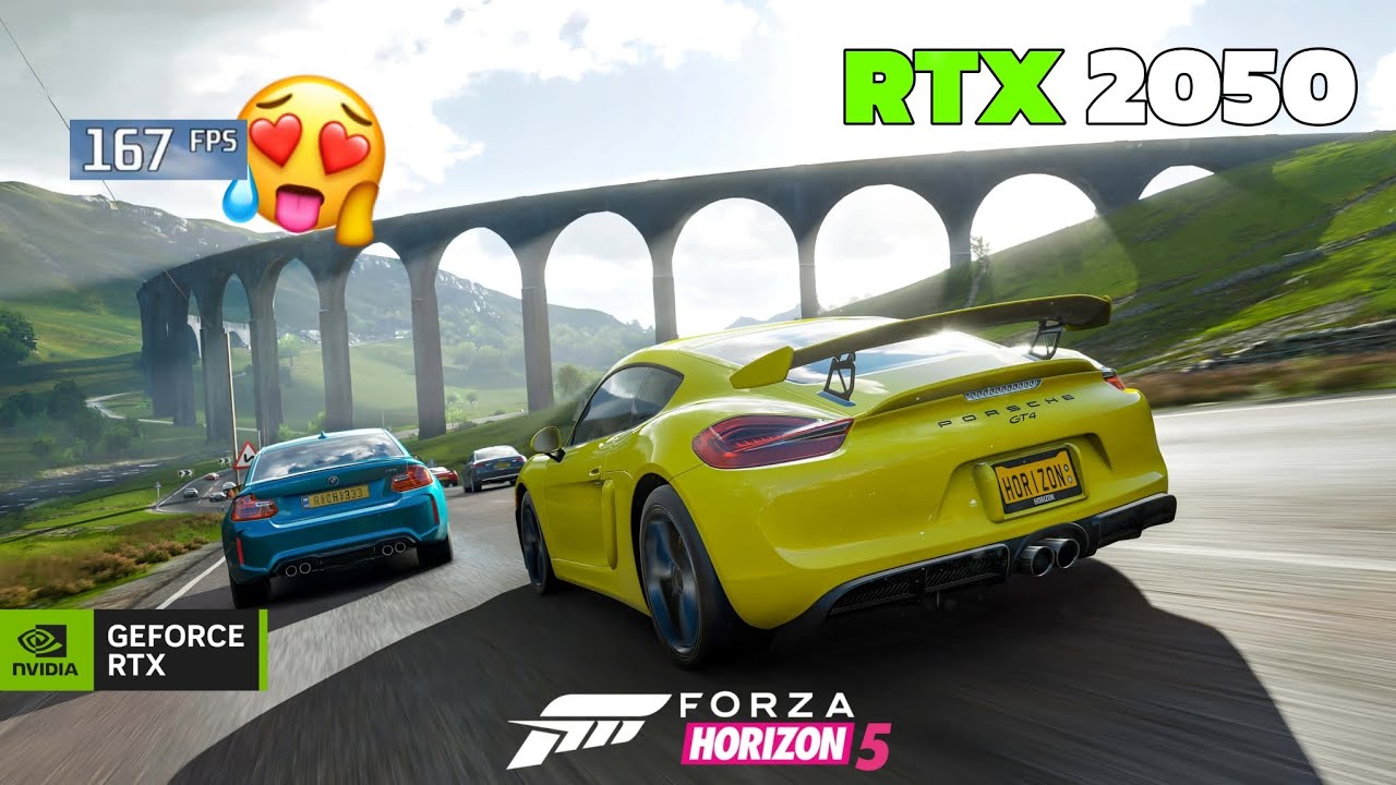 Forza Horizon 5 Game Test on RTX 2050