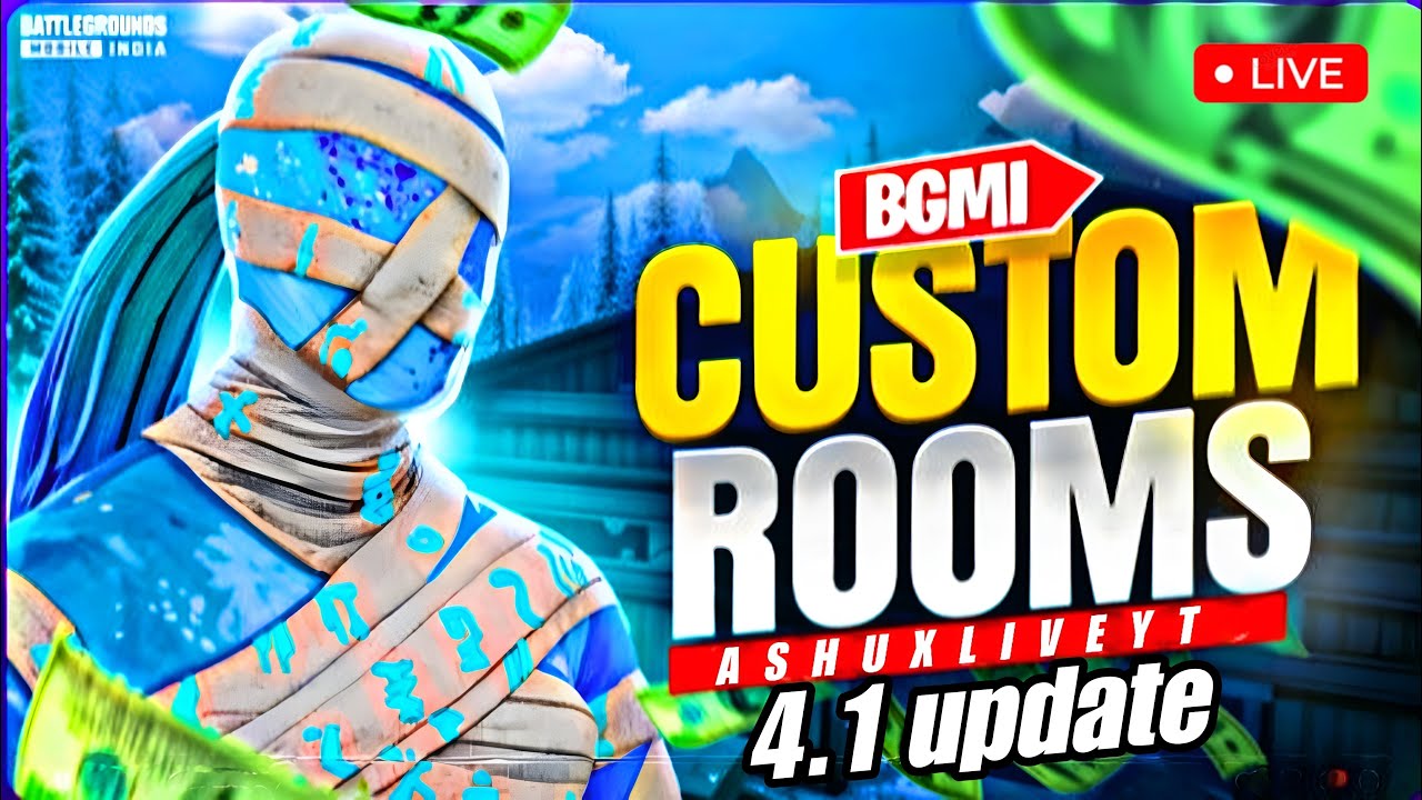BGMI 1v1 TDM Custom Room 🔥 LIVE | UC Giveaway 💸 #BGMI #BGMILive #1v1TDM #CustomRoom #ashuxliveyt