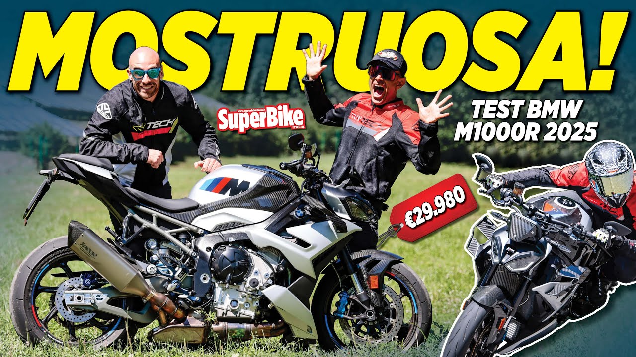 PROVA BMW M1000R 2025: Troppo folle per godersela su strada?