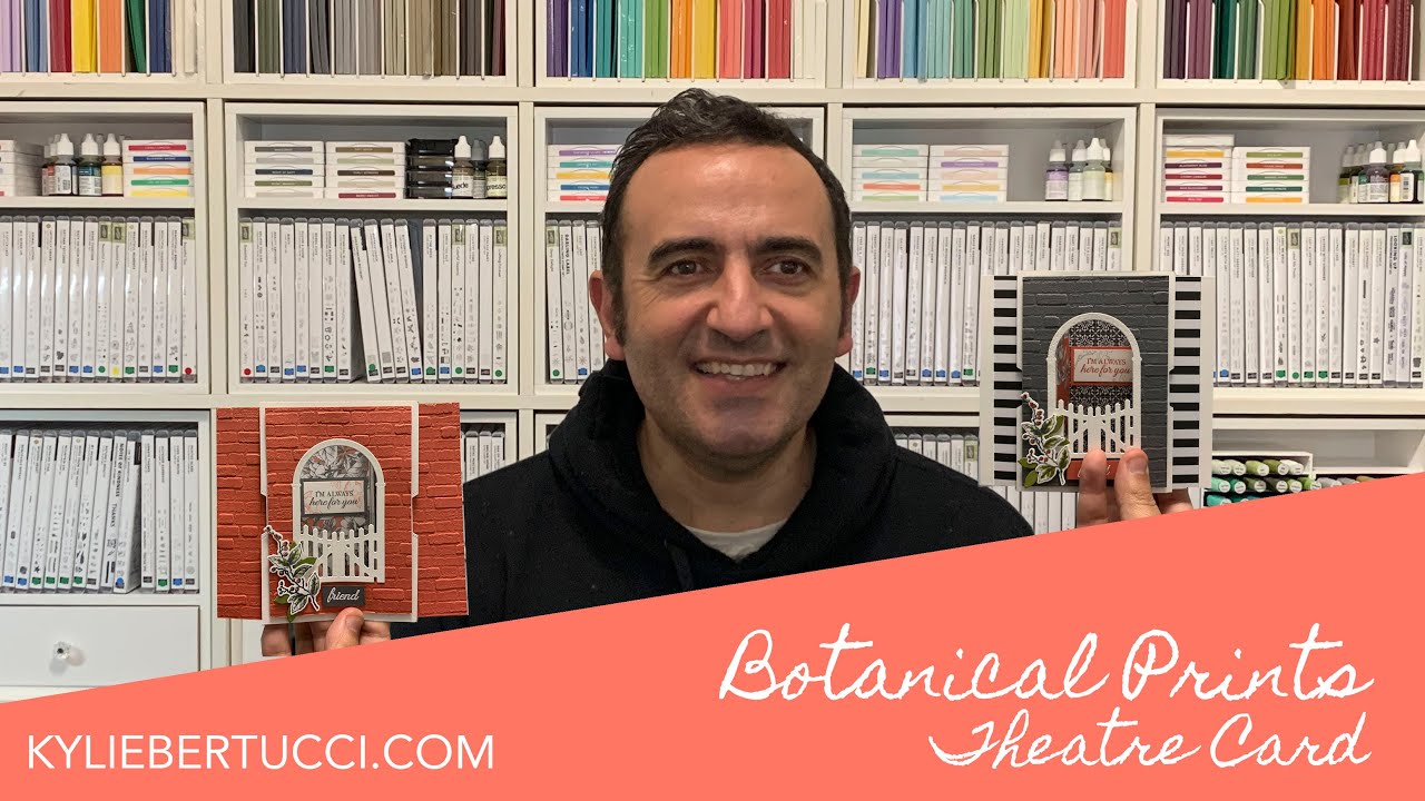 Theatre Card by Bruno Bertucci using the BEAUTIFUL Botanical Prints Product Medley
