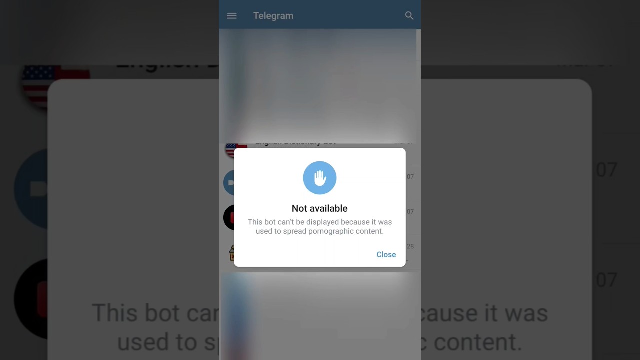 18+ Adult Content | This channel cannot be displayed because it was used to spread telegram Problem