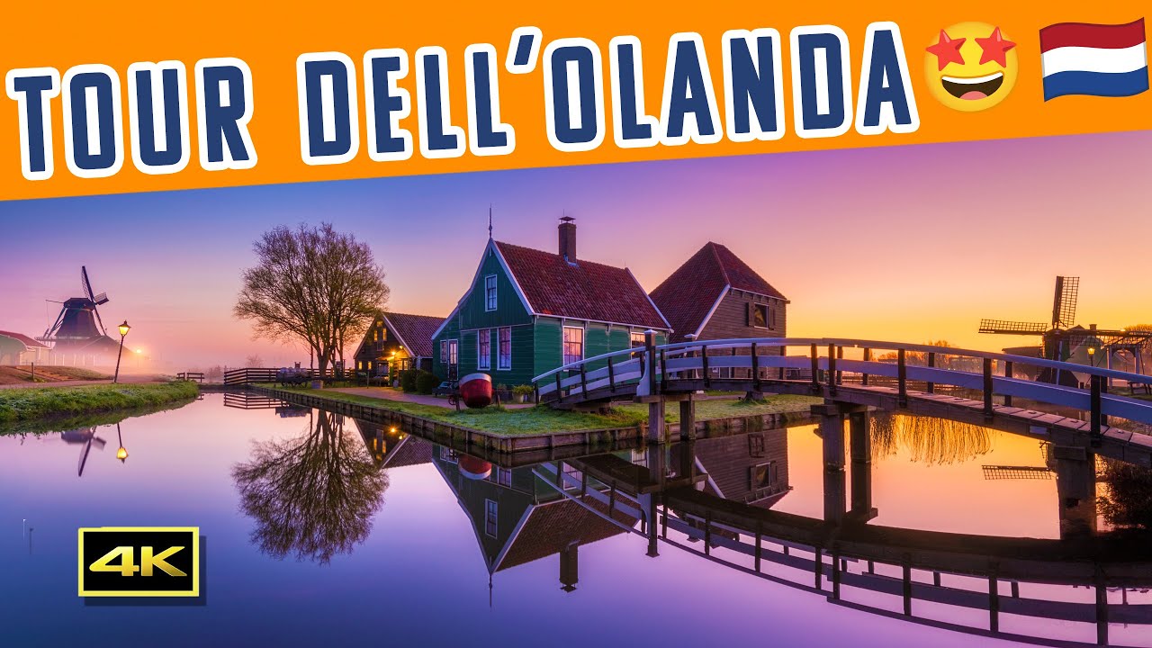 🇳🇱IL PIU BEL VILLAGGIO DELL' OLANDA. Indimenticabile 😍 Zaanse Schans, OLANDA in CAMPER, SOSTA LIBERA