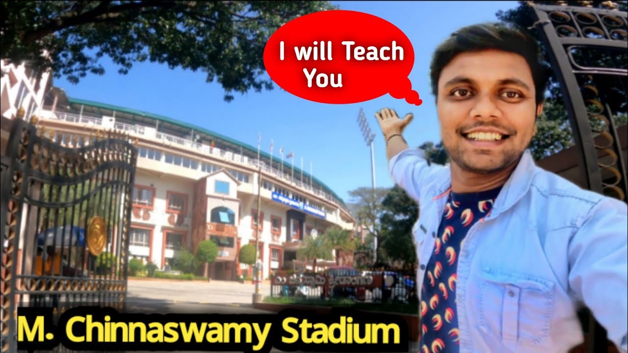 First time visit M. Chinnaswamy Stadium in Bangalore