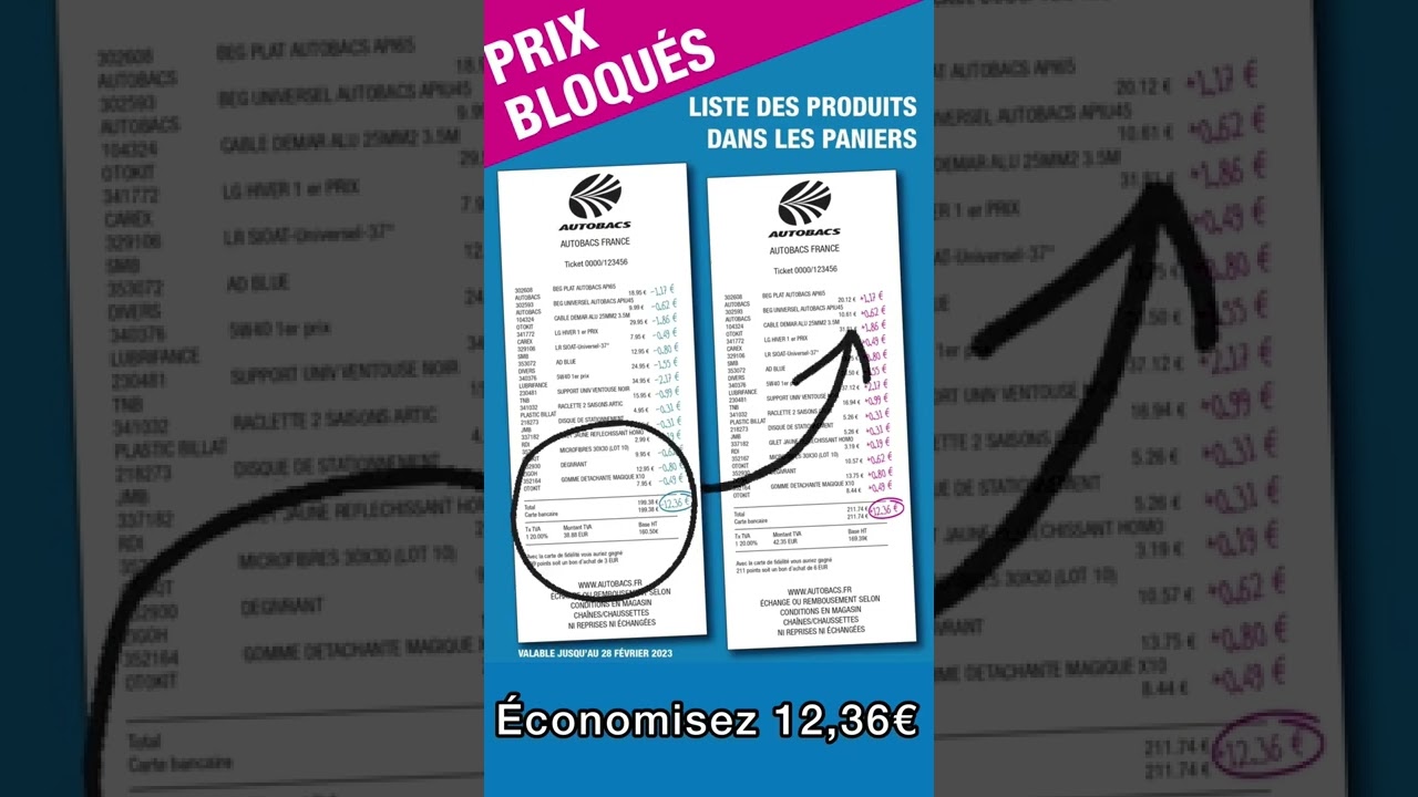 NOUVEAUTÉ CHEZ AUTOBACS 😍 : PRIX BLOQUÉS POUR 100 PRODUITS ✅