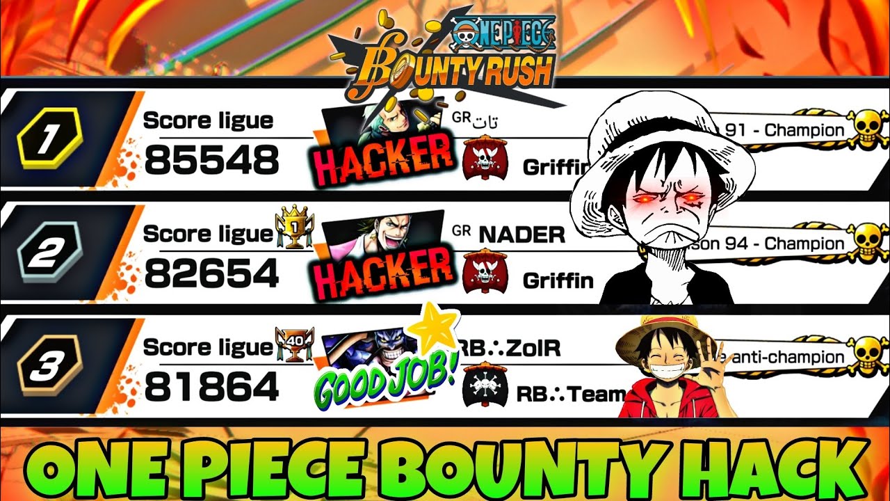 7 HACKERS DANS LE TOP 10 ??? BOUNTY RUSH C'EST LE CARTEL DE SINALOA | ONE PIECE BOUNTY RUSH - OPBR