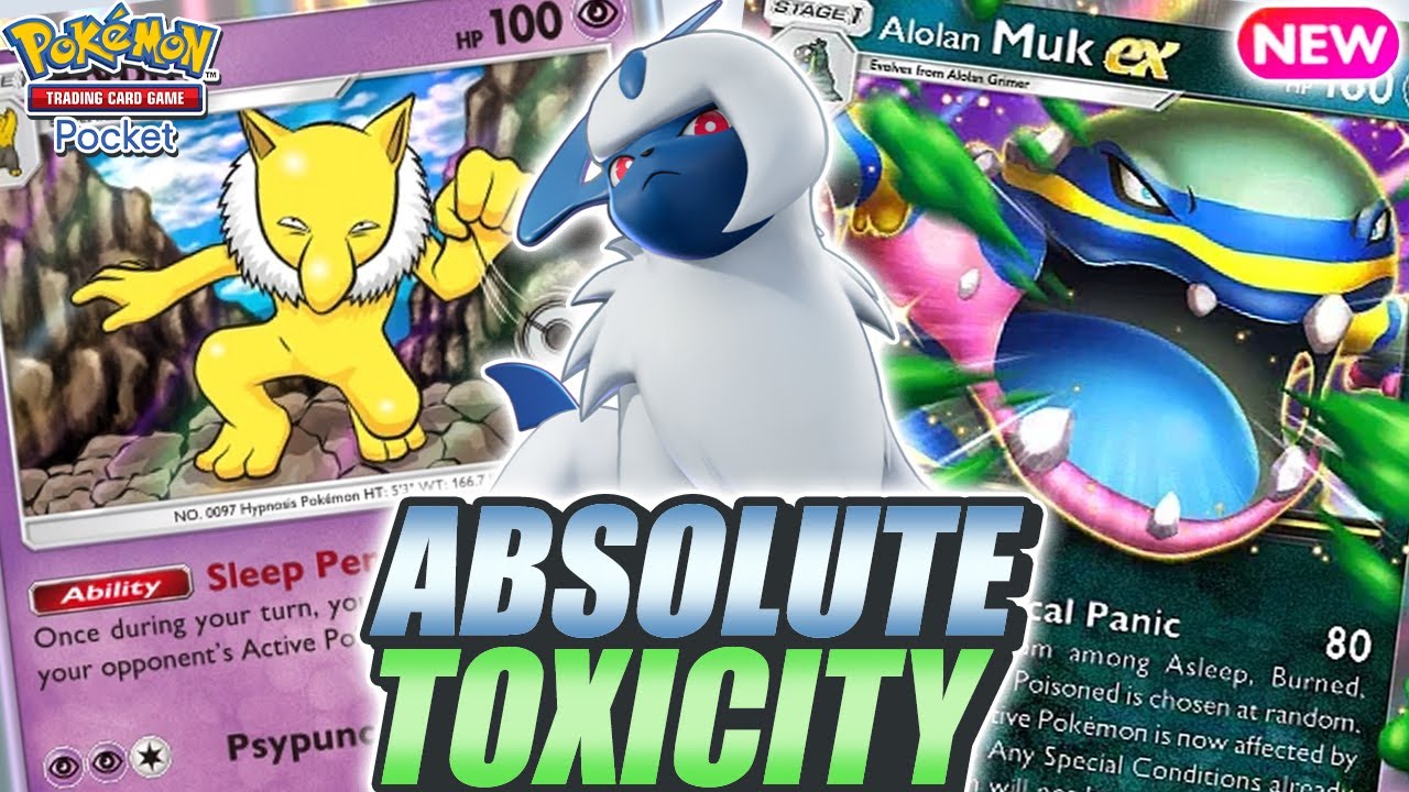 This ALOLAN MUK & HYPNO Deck is ABSOL-UTELY TOXIC ! - Pokemon TCG Pocket