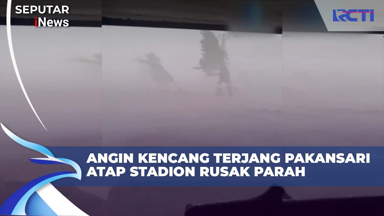 Stadion Pakansari Dihantam Angin Kencang, Atap Porak-Poranda | SIS 13/2