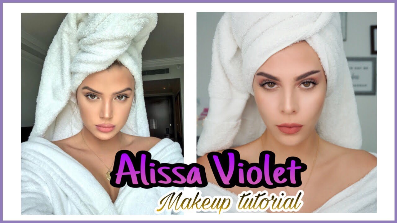 ALISSA VIOLET MAKEUP TUTORIAL *NATURAL MAKEUP | Andrea Mesa