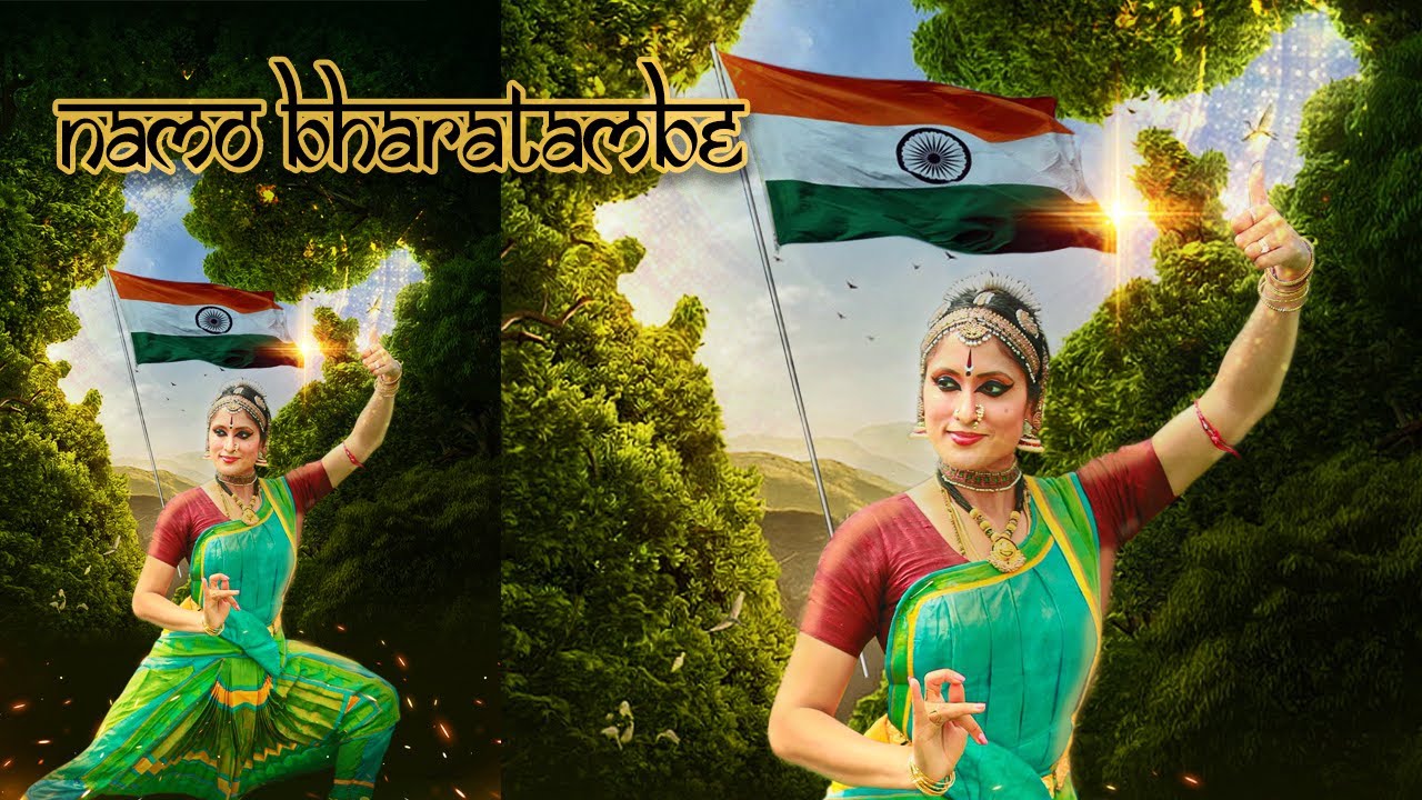 NAMO BHARATAMBE- Bharatanatyam- Dance video- Dr. Janaki Rangarajan