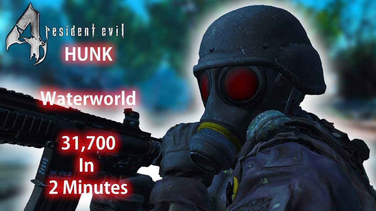 RESIDENT EVIL 4  - Mercenaries - HUNK - Base - 31,700K In 2 Minutes