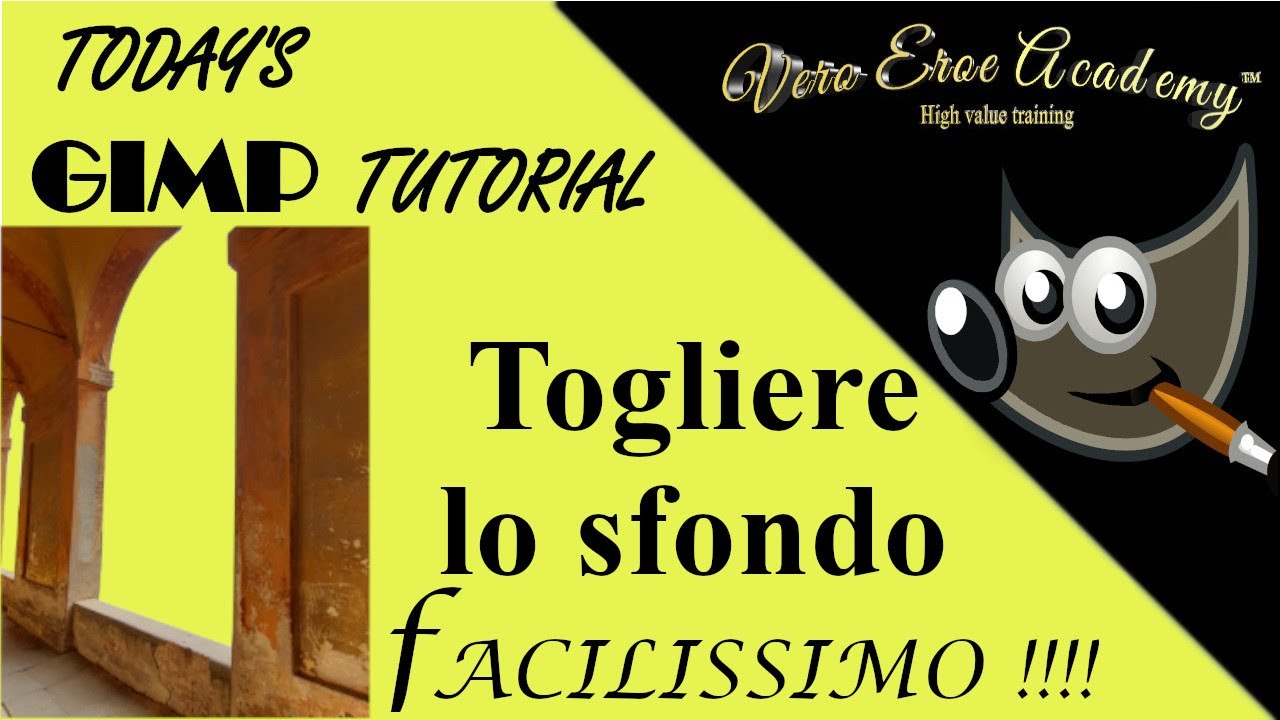 GIMP TUTORIAL (ITA) - HOW TO CUT OUT PHOTOS - REMOVE THE BACKGROUND - SUPERCLASSIC!!
