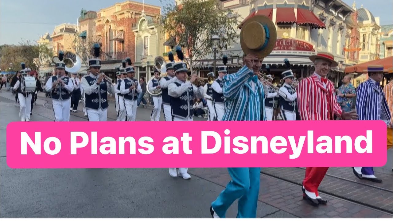 No plans at Disneyland! | Food | Fun | Characters |