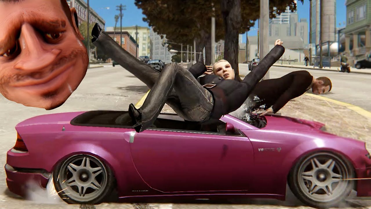 Niko's first kidnapping operation！In traffic at a speed of 9999999！ - GTA4