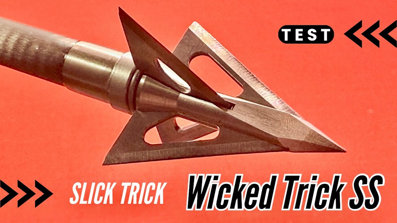 SLICK TRICK WICKED TRICK SS, 100 gr BROADHEAD TEST