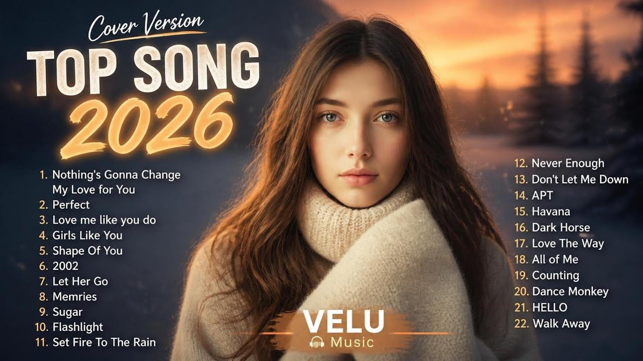 Top Songs Cover Version Top20.  Hot Music Pop Playlist Best Song  🎙✨  2026 | Velu Music  Vol.1