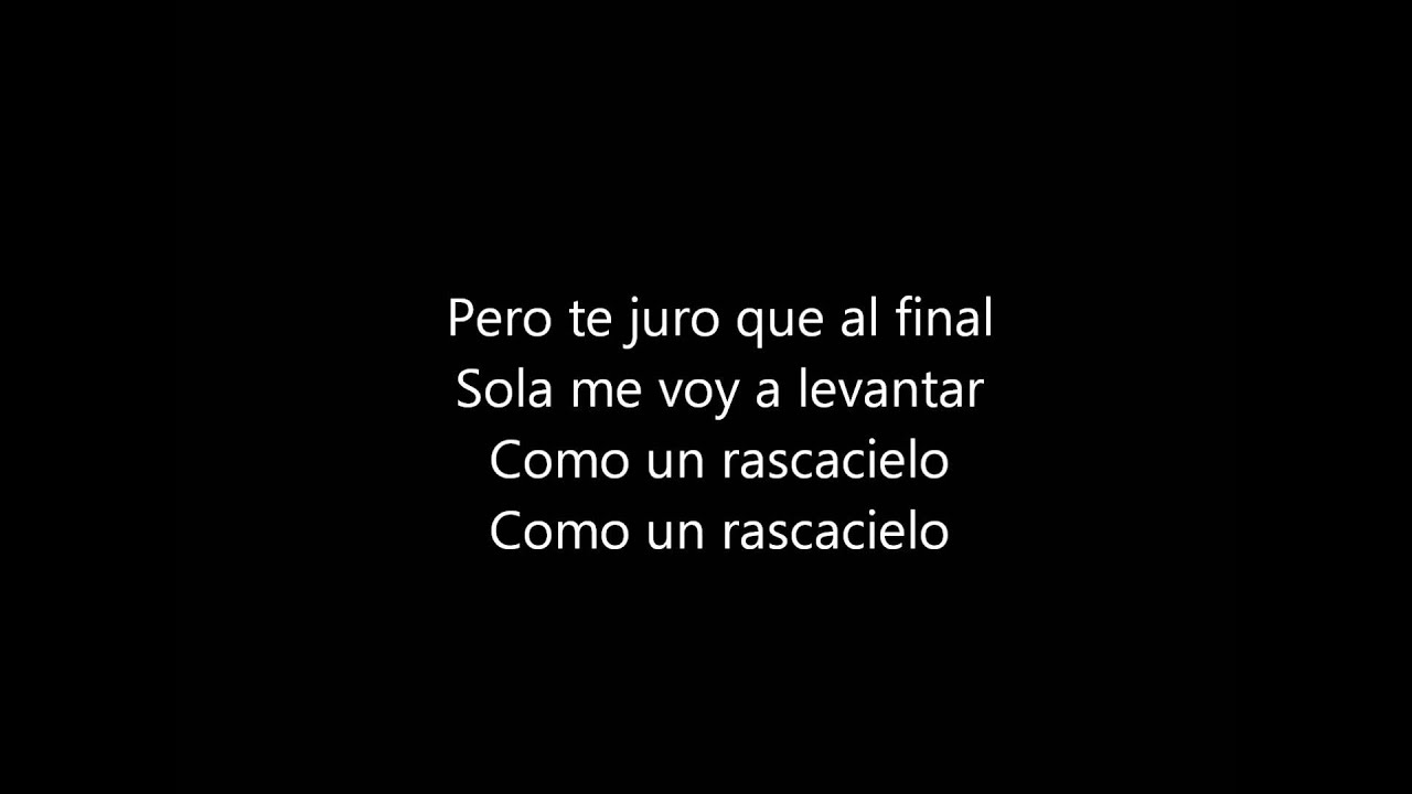 Rascacielo - Demi Lovato (Spanish Version of Skyscraper) Lyrics