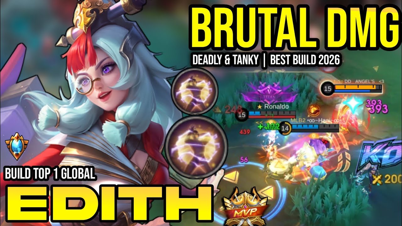 EDITH BEST BUILD 2026 | BUILD TOP 1 GLOBAL EDITH GAMEPLAY | MOBILE LEGENDS✓