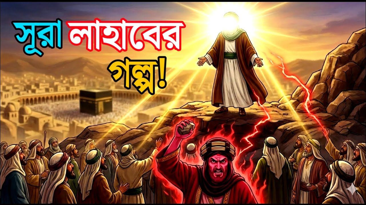 সূরা লাহাবের গল্প : আবু লাহাবের শেষ পরিণতি | Surah Lahab Story | ইসলামিক বাংলা গল্প 