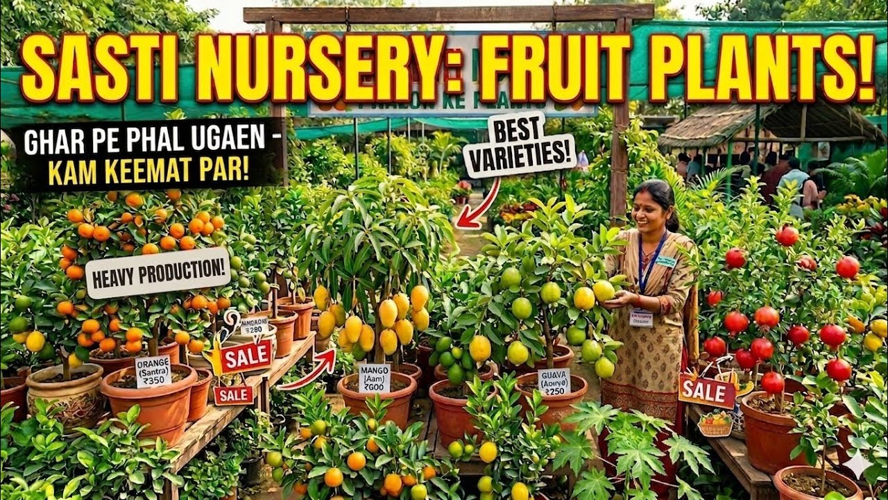 Best Nursery Visit & Very Low Prize All Plants | plant Nursery visit video |  New Nursery Visit