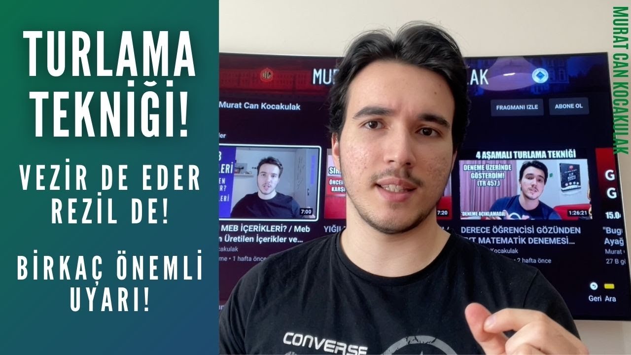 TURLAMA TEKNİĞİ: VEZİR DE EDER REZİL DE! / Birkaç Önemli Uyarı! #TYT #AYT #YKS