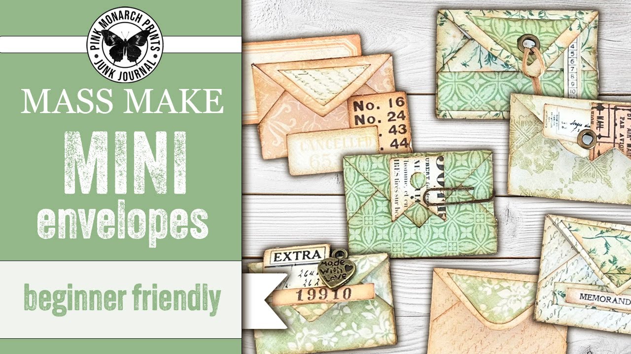 MINI ENVELOPES! - mass make with some fun tips!