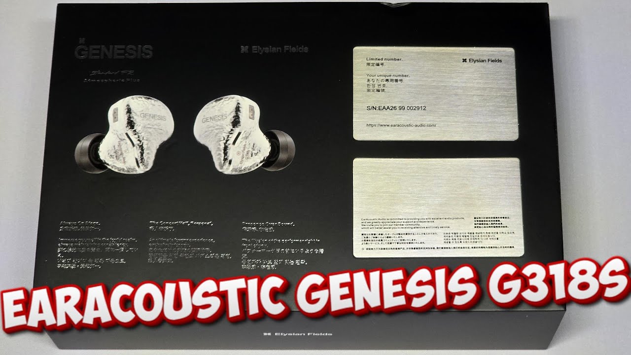 Обзор крутых монодинамических наушников EarAcoustic GENESIS G318s Limited Edition