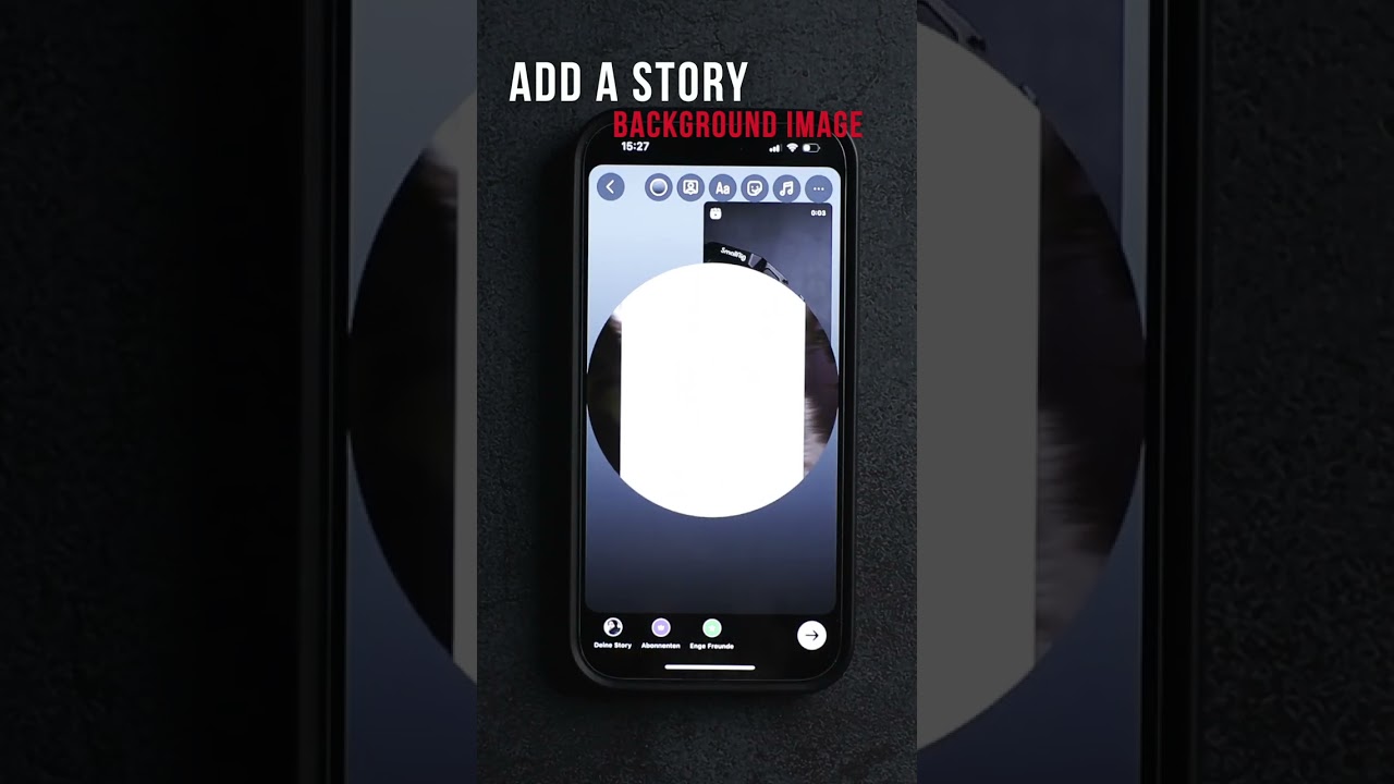 How to add a Instagram Story background image 2023