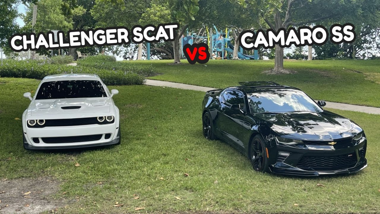 🏁 Camaro SS vs Challenger Widebody Scat Pack Races