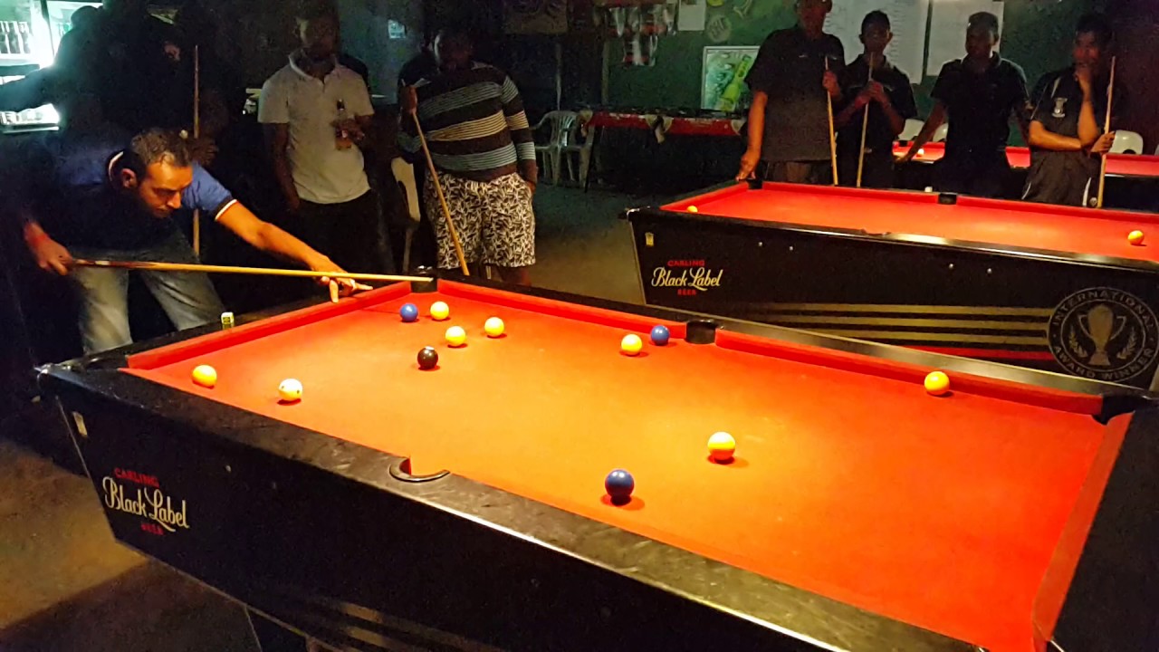 Blackball pool Yulan Govender. ...finishers