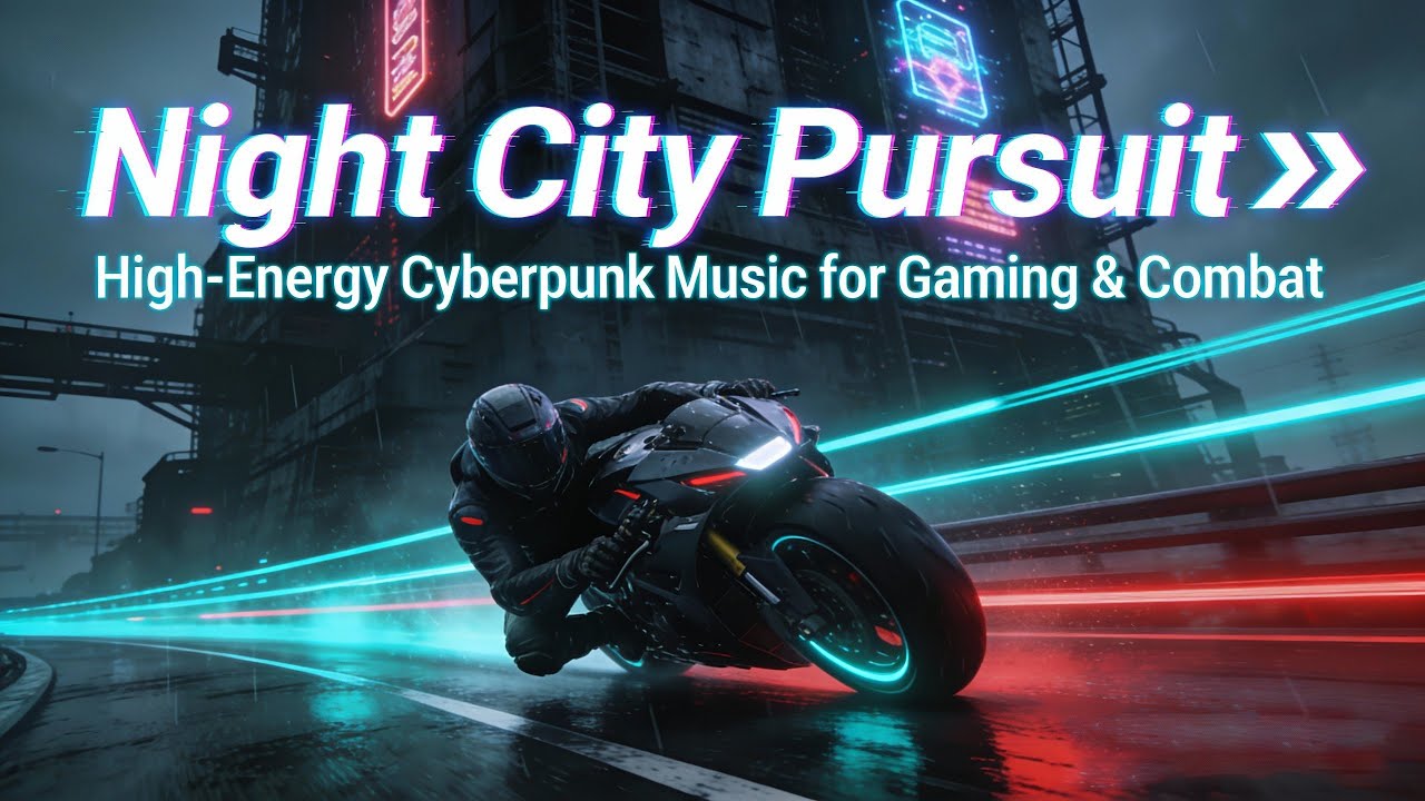 Night City Pursuit ⚡ High Energy Cyberpunk Music for Gaming & Combat