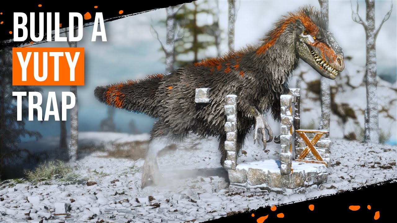 Как построить ловушку для ютираннуса в ARK: Survival Ascended!