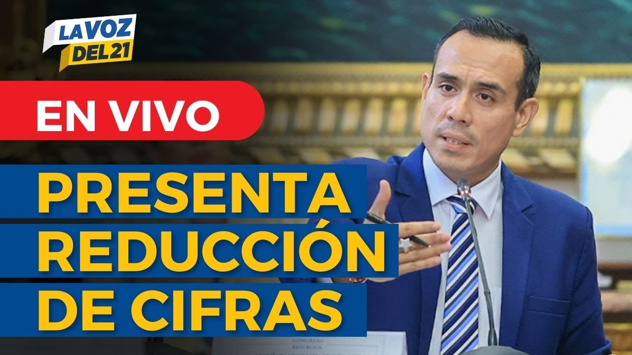🔴EN VIVO JOSÉ JERÍ PRESENTA REDUCCIÓN DE CIFRAS de homicidio y sicariato