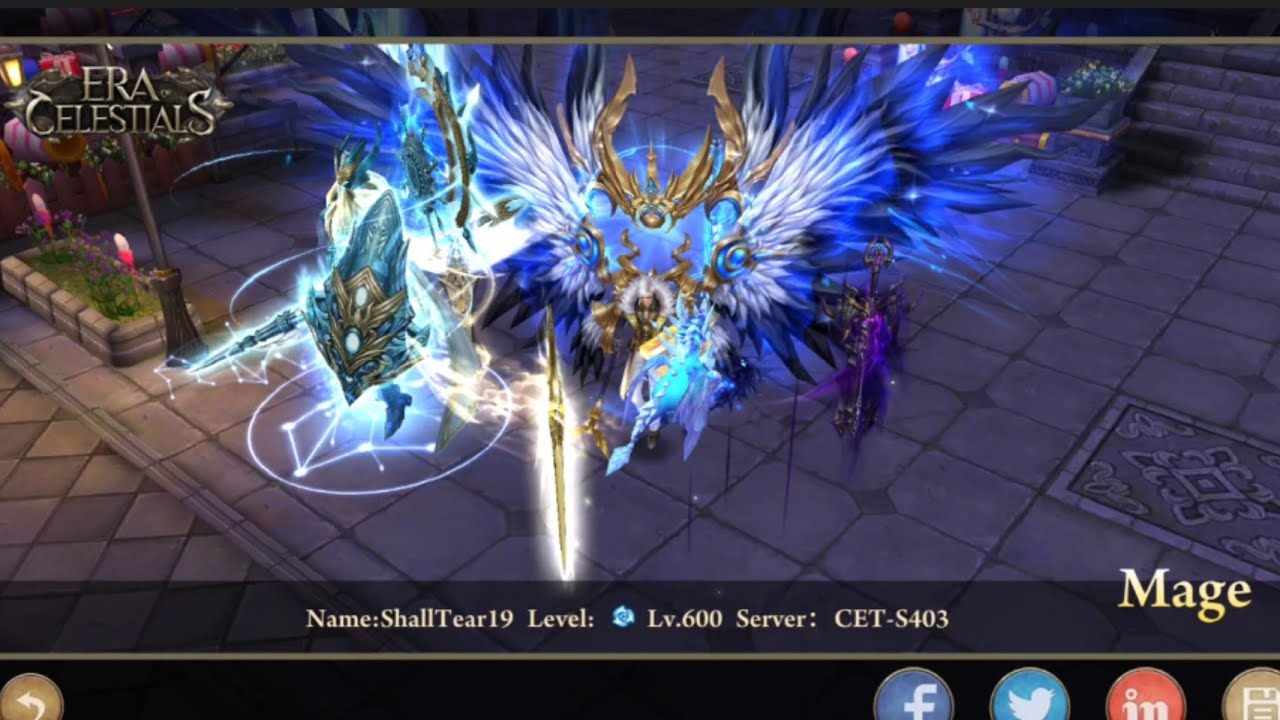 Era Of Celestials - Changing class to mage!!! My Own Mage Skill Build!!!