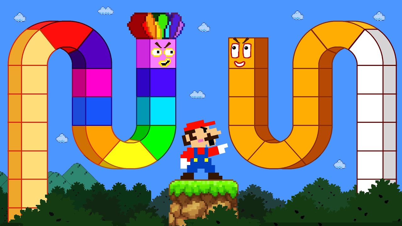 Number Snake x Mario ESCAPE the Maze Mayhem Calamity