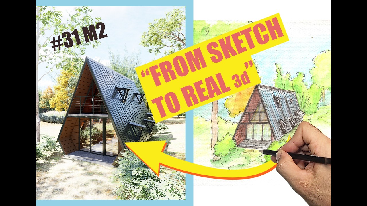 Small 31m2 Cabin, DESIGN