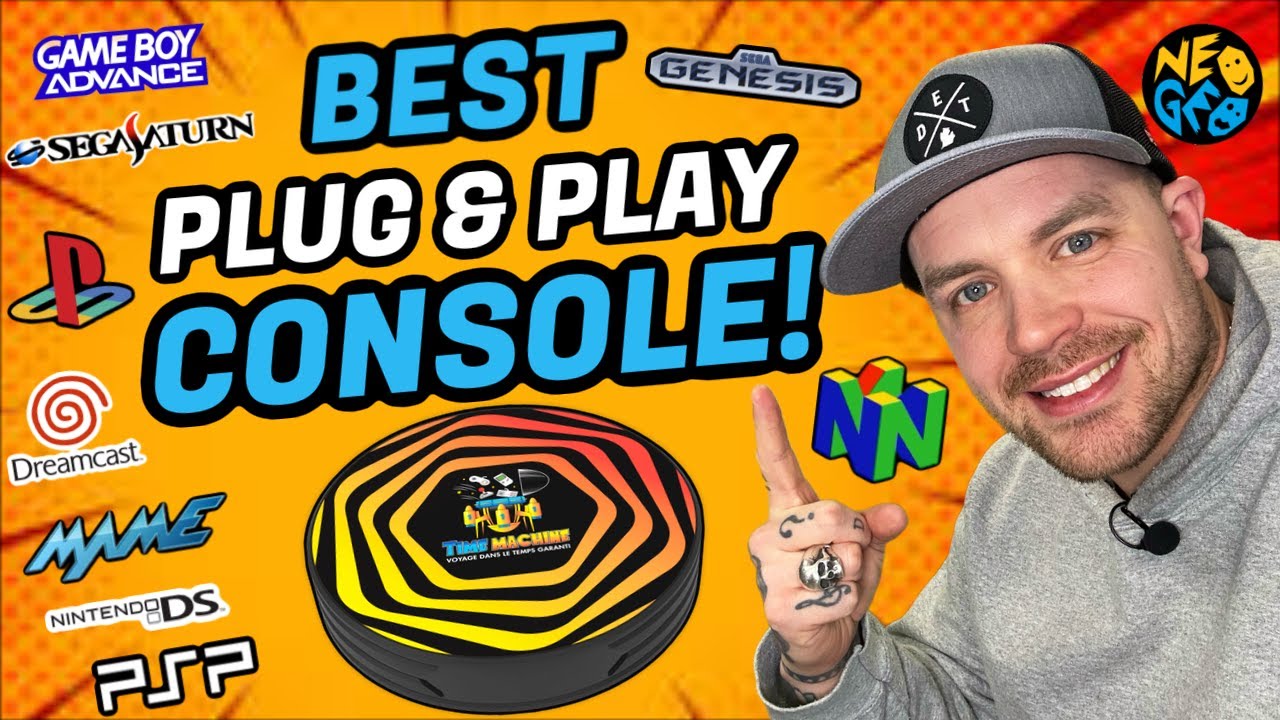 The Best Plug & Play Game Console of 2024! Time Machine Retro Game Console w/ 10K Preloaded Games!