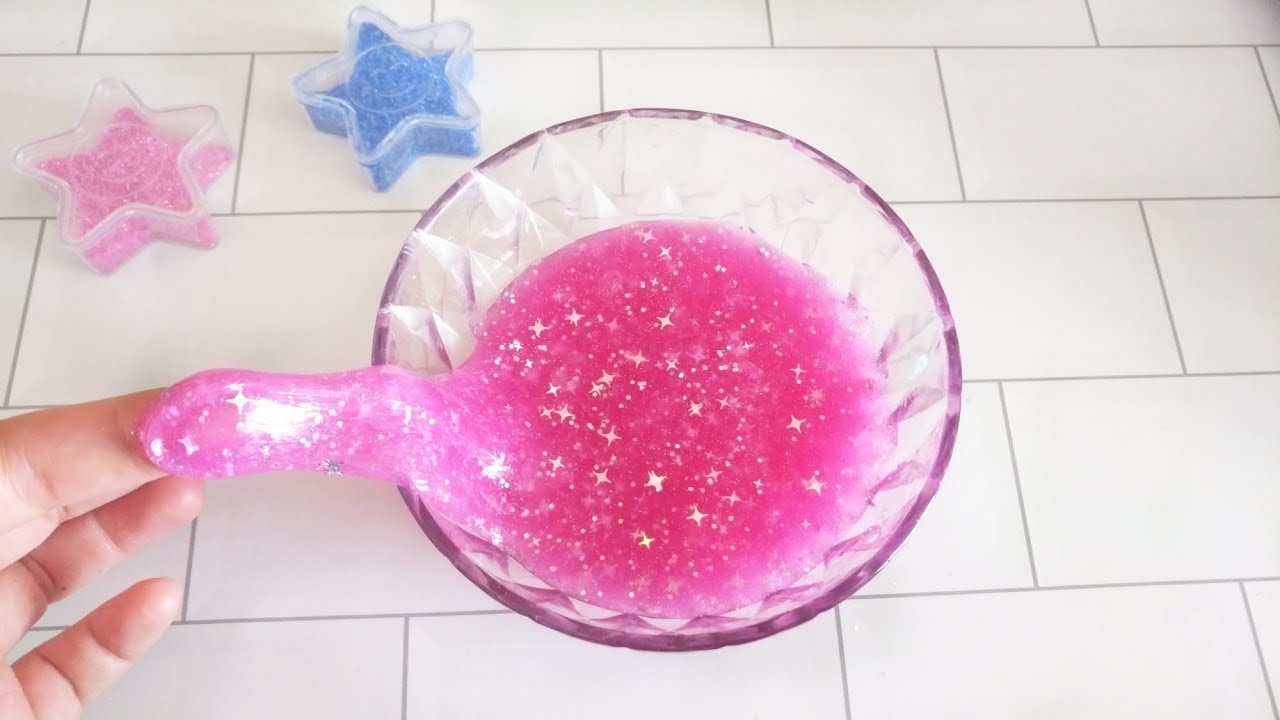 超简单梦幻星空泥教程，无硼砂无护理液，手感Q弹不沾手！