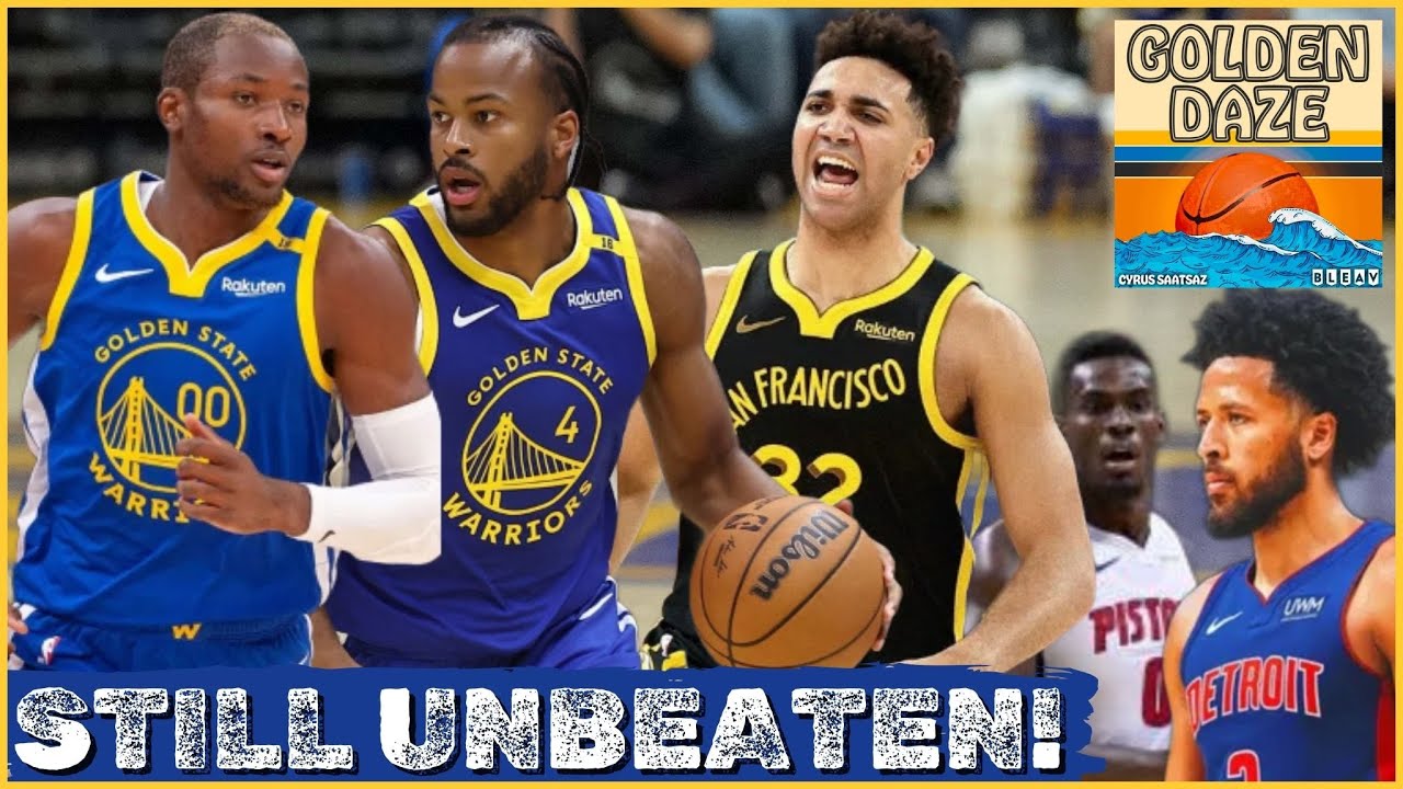 Moses Moody Leads All Scorers & Trayce Jackson-Davis Dominates, Golden State Warriors Stay Unbeaten!