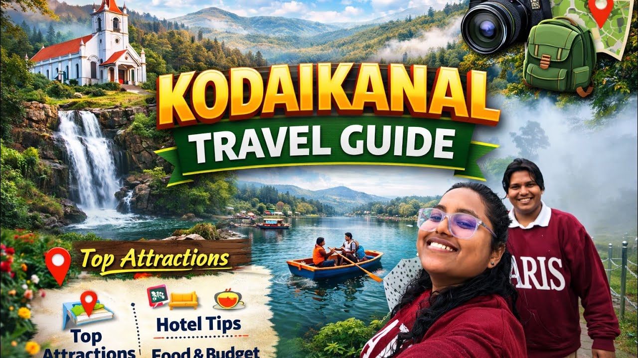 🌄 KODAIKANAL FULL TOUR | From Madurai by Bus | Resort Stay | Local Sightseeing PackageIn this video