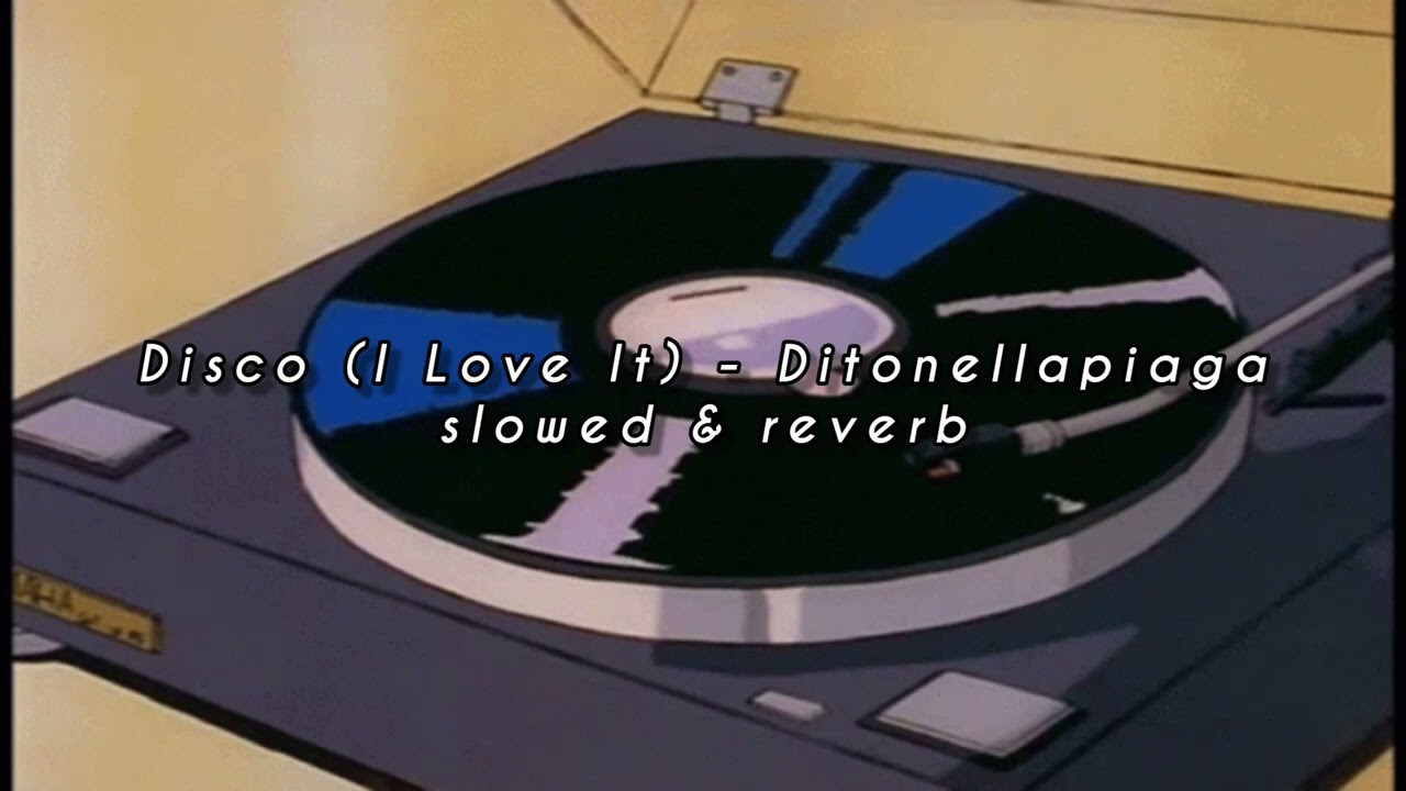 ditonellapiaga - disco (i love it) [slowed & reverb]
