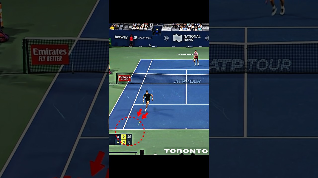 The most insane &ldquo;Tweener&rdquo; you&rsquo;ll ever see 🤩🎾