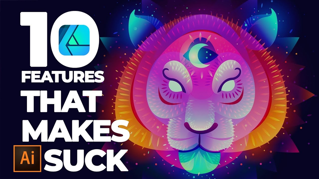 10 FEATURES WHY AFFINITY DESIGNER KICKS ILLUSTRATOR.
