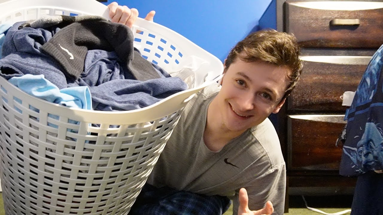 ASMR on the Floor: Laundry Folding