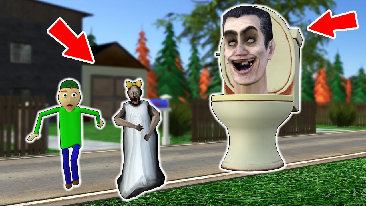 Granny vs Baldi vs Skibidi toilet - funny horror school animation (Compilation #42)