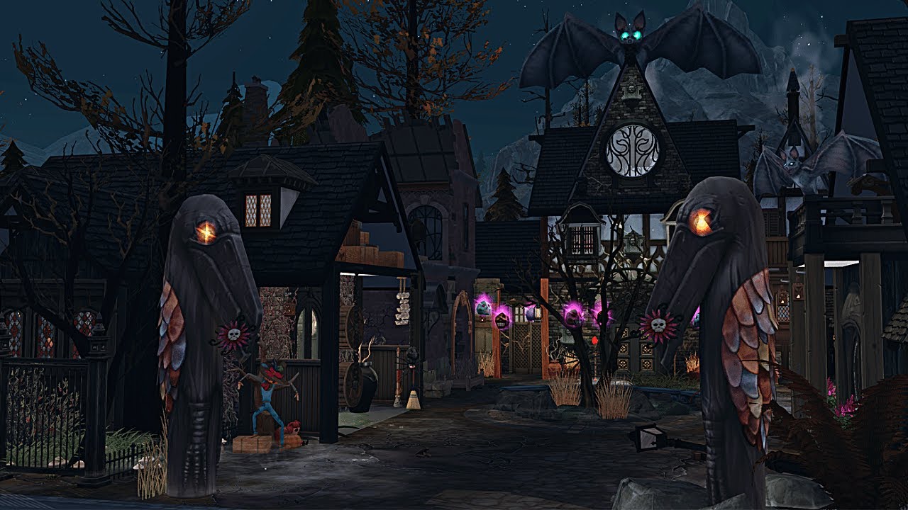 Witch Village Library +++ Hexen-Dorf-Bibliothek +++ The Sims4 Stop Motion ( No CC )