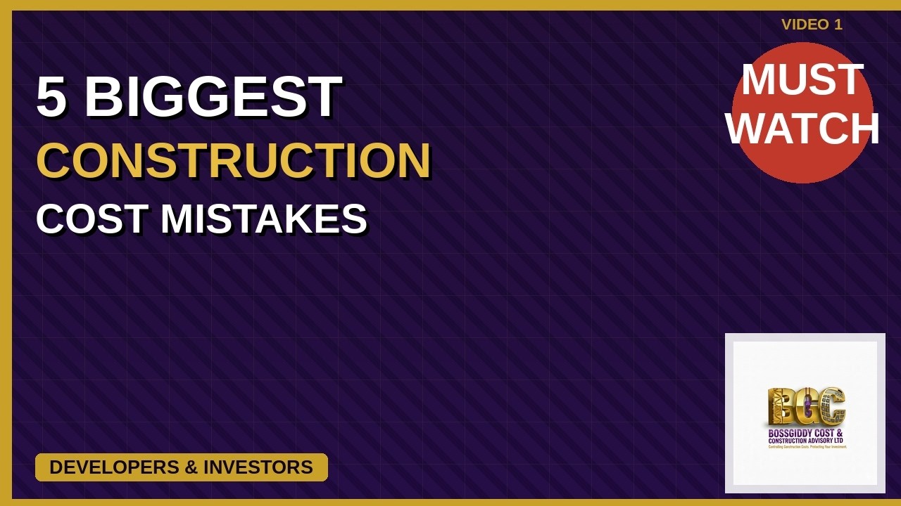 The 5 Biggest Construction Cost Mistakes Developers Make (And How to Avoid Them)