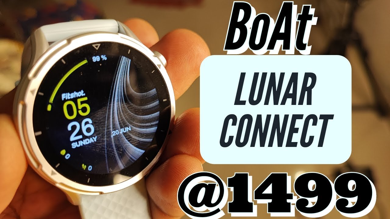 BoAt lunar connect 🔥🔥 Best budget smartwatch 23 with single chip calling #boat #techpoke