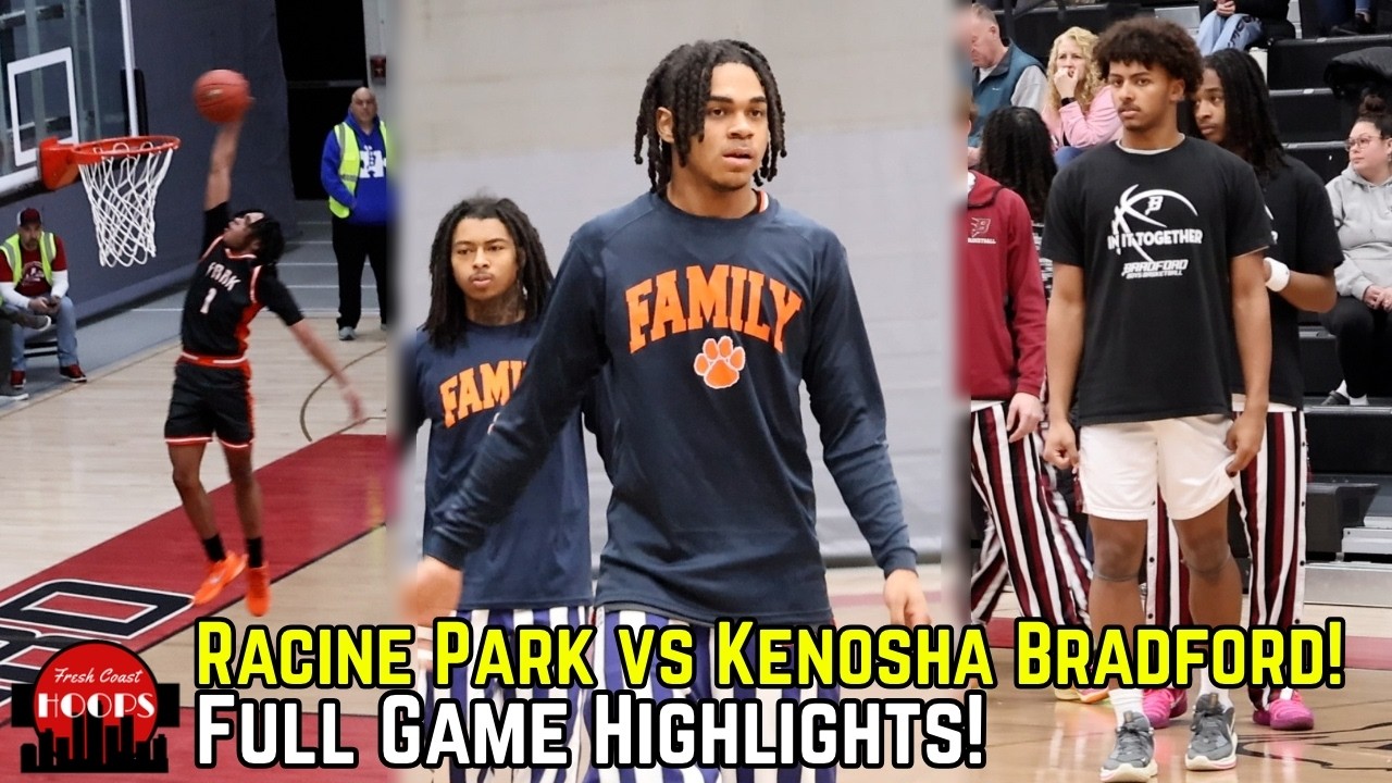 Racine Park And Kenosha Bradford Face Off! Zare Gwinn Drops Dimes!