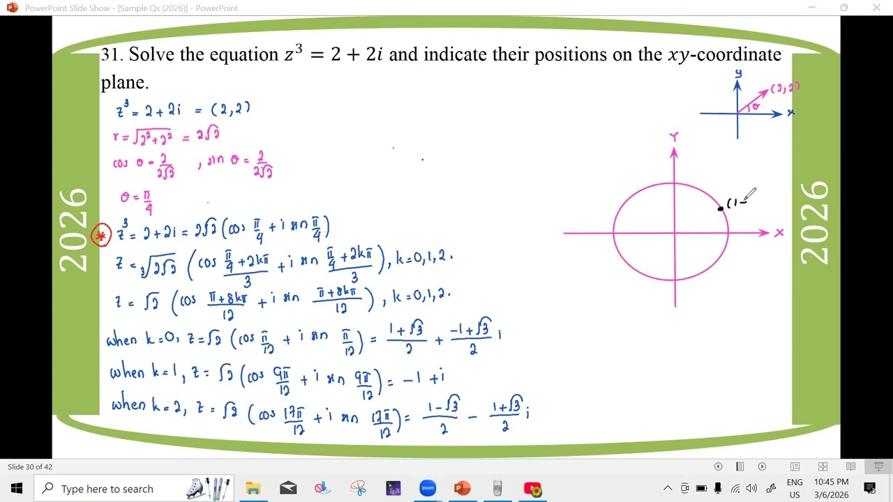 # Grade 12 Math (2026 Math Journal - Sample Q - Section D) part  1